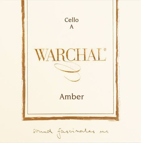 Warchal Amber Cello Set 4/4 Size Synthetic Core