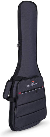 Crossrock Padded Electric Bass Bag Dark Grey