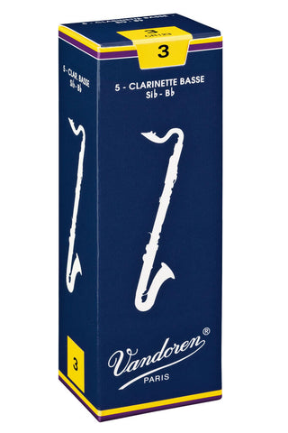 Vandoren Bb Bass Clarinet Traditional Reed in different sizes