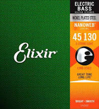 Elixir 5 string bass guitar strings 50-130 gauge long scale