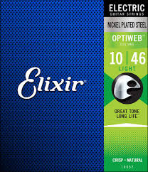 Elixir Optiweb electric  9, 10 or 11 gauge