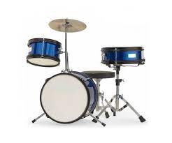 BK 4-piece Junior Drumkit Metallic Blue or red - Similar to Picture