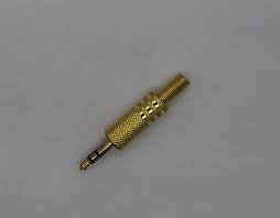 Cyberdyne 3.5mm stereo male connector (gold)- CZK-804