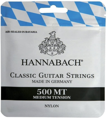 Hannabach classical guitar strings -  HANNABACH 500MT Medium Tension