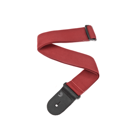 Planetwaves 50PWS01 poly guitar strap red