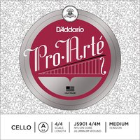 d'Addario Pro Arte cello string loose A,D,G and C for full size cello
