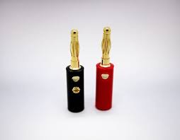 Cyberdyne banana male connector (4MM) (plastic gold)-CZK-1079-each