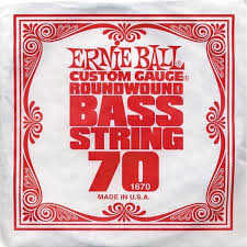 Ernie Ball single bass string in different gauges