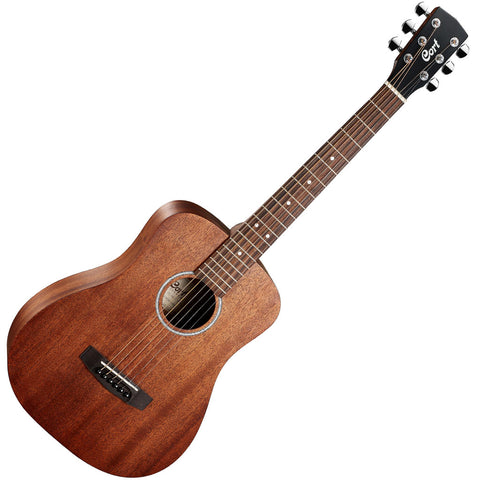 Cort acoustic travel guitar mahogany includes bag
