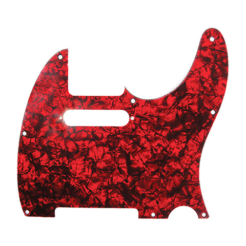 D'Andrea Scratchplate Tele red sparkle, red pearl ,black sparkle or vintage pearl