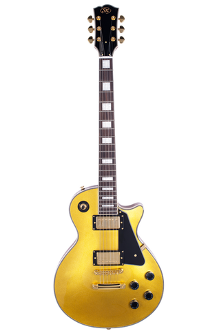 SX Les Paul style gold top electric guitar- TE-EH3-GD