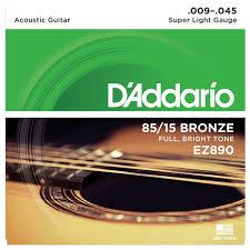 D'Addario Acoustic 6 String Bronze Strings