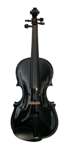 Flame Lily violin black 1/4 size