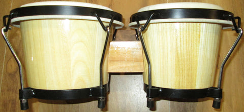 BK bongo's natural wood