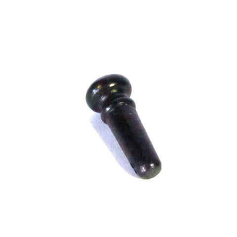 Strap Endpin Plug Plastic in Black & cream