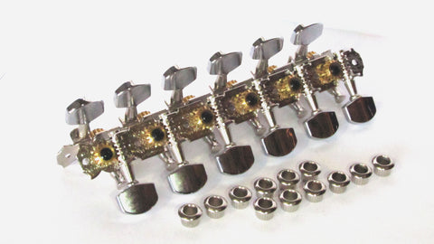 12 string guitar machine heads 6-per-plate
