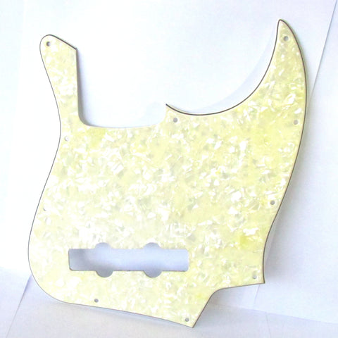 pickguard 4-string Jazz Bass Style white pearl
