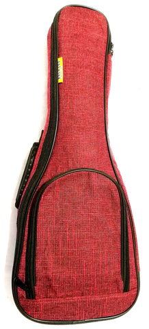 Concert ukulele padded bag red