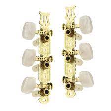 Alice classical guitar machine heads gold plated with pearloid button