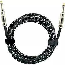 Hybrid woven instrument cable in different colours and lengths
