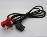 Cyberdyne IEC AC angle power cable(dedicated red plug) 2M