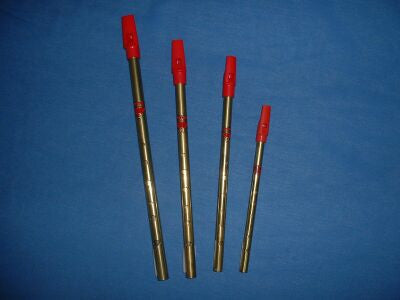 Generation Brass Flageolets made in England