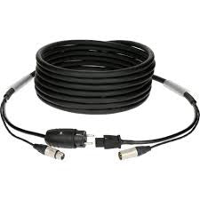 Hybrid IEC (F) & XLR(M)-IEC(M) & XLR(F) cable
