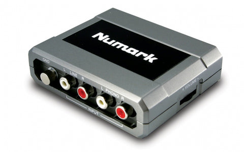 Numark stereo I/O interface for DJ analog to digital