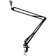 Table boom arm for microphone or phone