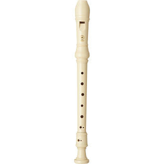 Yamaha soprano recorder with bag in ,green and beige
